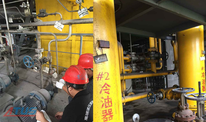 On-site hydraulic pump repair of Foshan Nanhai Power Plant